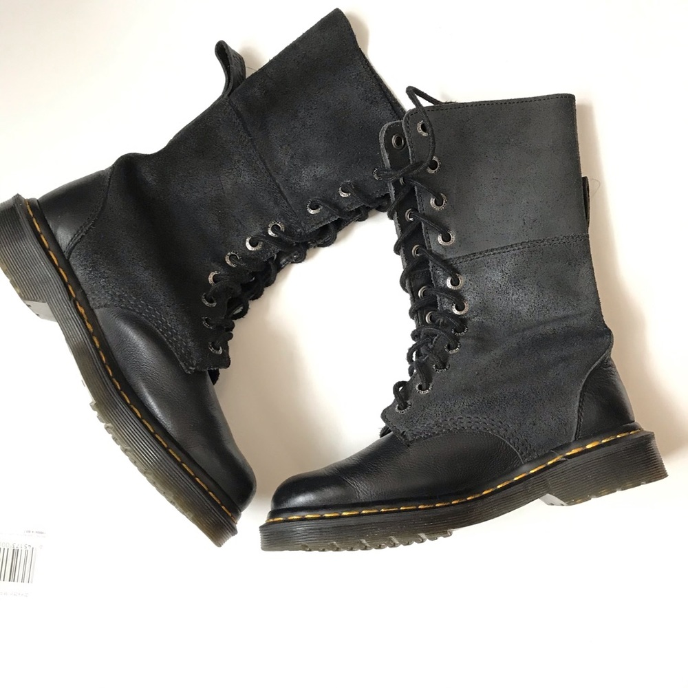 Dr. Martens Leather Combat Boots